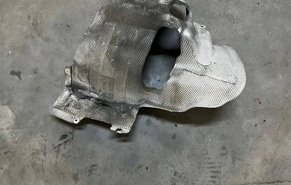 Porsche Panamera (970) Exhaust heat shield 97050455806