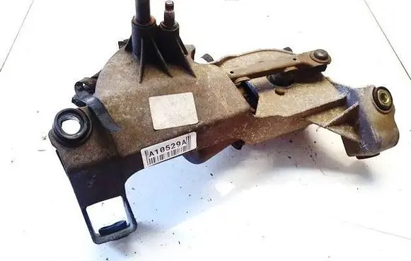 Front wiper linkage and motor