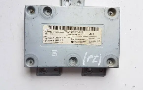 Mercedes-Benz S W221 GPS navigation control unit/module A1729009302 A2049015902 A2049026002