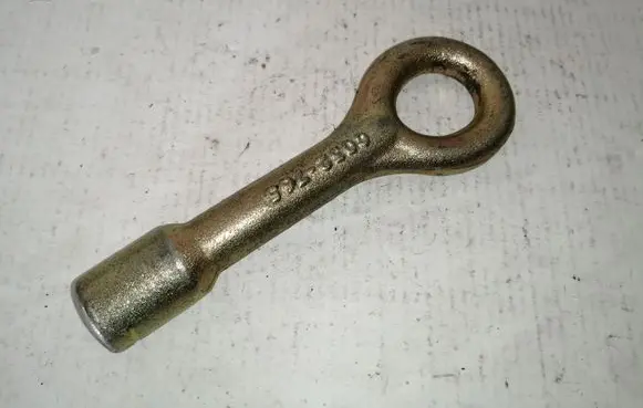 Towing hook eye