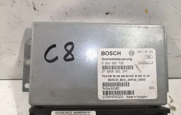 Citroen C8 Gearbox control unit/module 0260002932 ZF6058001149