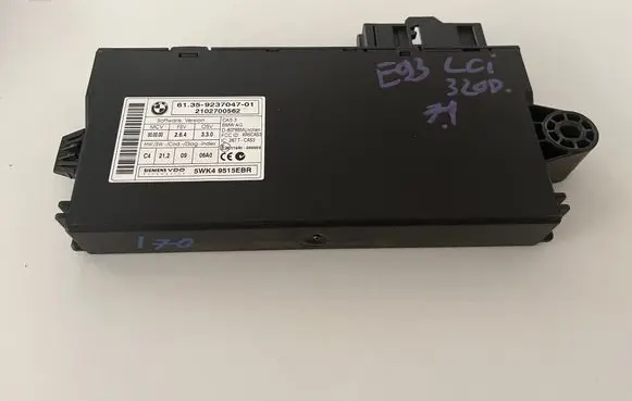 BMW 3 E92 E93 CAS control unit/module 9237047 5WK49515EBR