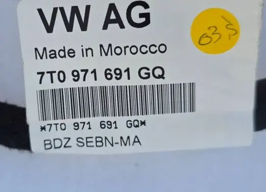 Volkswagen Multivan T7 Sliding door wiring loom 7T0971691GQ 7T0843175A