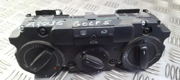 Volkswagen Golf V Climate control unit