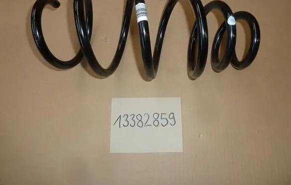 Opel Zafira B Front coil spring 13382859