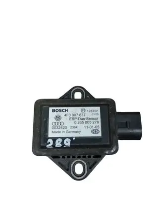 Audi A6 S6 C6 4F ESP acceleration yaw rate sensor 4F0907637
