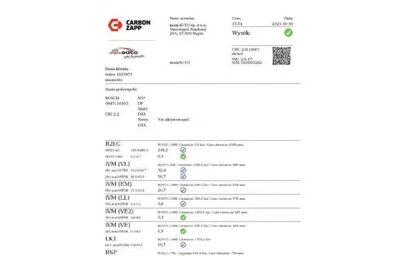 Opel Vectra C Fuel injector 0445110165
