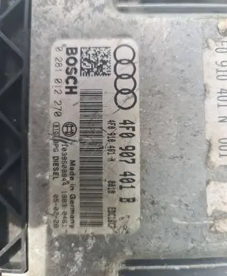 Audi A6 S6 C6 4F Engine control unit/module 4F0907401B 4F0910461N 0281012270