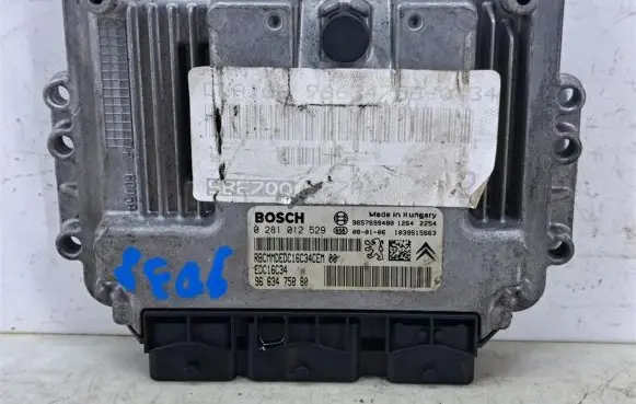 Peugeot 207 Engine control unit/module 9663475880