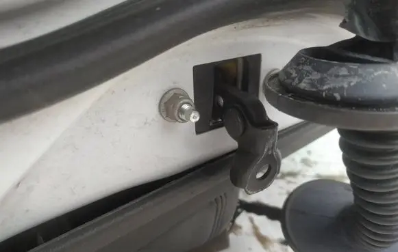 Jaguar XF Rear door check strap stopper