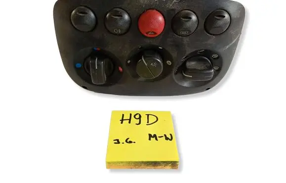 Fiat Seicento/600 Climate control/heater control trim 558855559965855