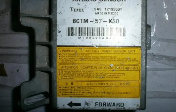 Mazda Xedos 9 Airbag control unit/module BC1M57K30 12192601