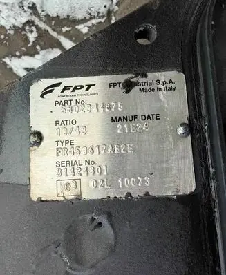 Iveco Daily 6th gen Rear axle beam with reductor 5802344875 31424301 5002344875