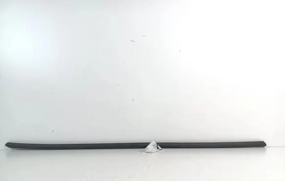 Front door glass trim molding