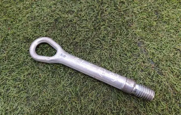 Towing hook eye
