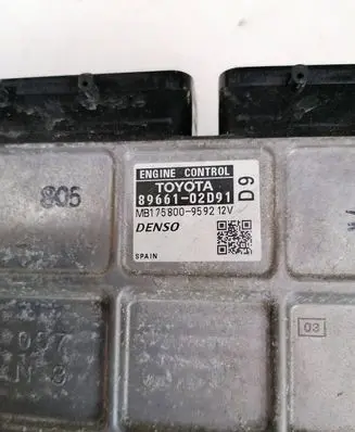 Toyota Auris 150 Engine control unit/module 8966102D91