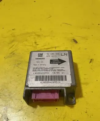 Peugeot 307 Airbag control unit/module 90483545
