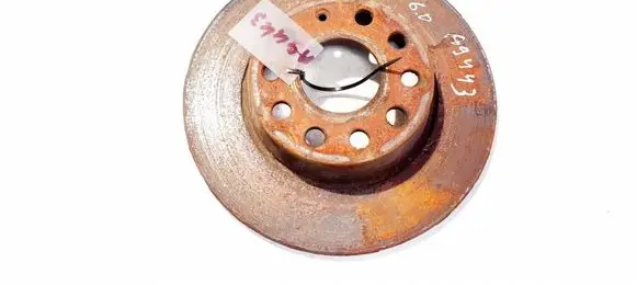 Volkswagen Touran II Rear brake disc neventiliuojamas