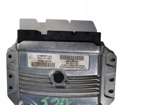 Peugeot 407 Engine ECU kit and lock set 21680497-2A- 21680497-2A 9658798780 9653388480