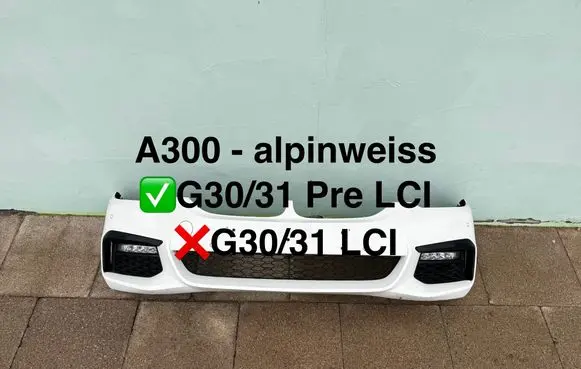 BMW 5 G30 G31 G38 Front bumper 8070201 2017233438 F4262167810
