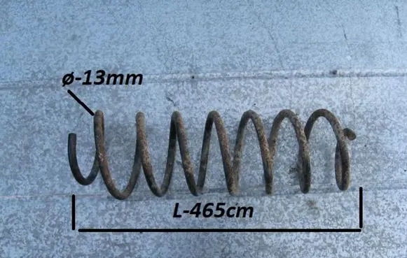 Volvo C70 Front coil spring 20I25I25TDI