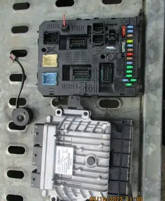 Citroen C5 Engine ECU kit and lock set 9666000180