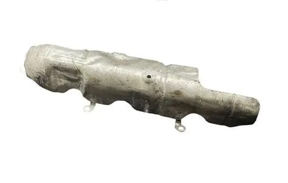 Volkswagen Touareg I Exhaust heat shield 07Z253037F