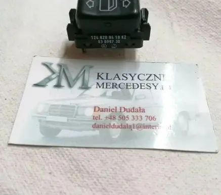 Mercedes-Benz E W124 Electric window control switch 1248209410