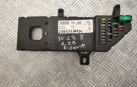 Opel Signum Fuse box set 13181984
