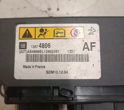 Opel Insignia A Airbag control unit/module 13574896
