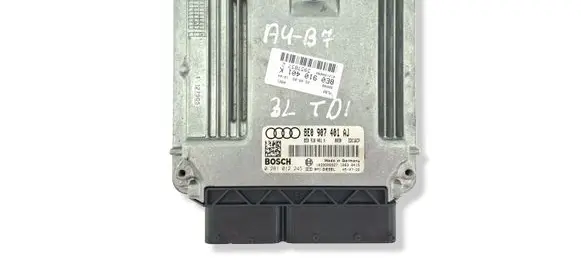 Audi A4 S4 B7 8E 8H Engine control unit/module 8E0907401AJ 0281012245 8E0910401K