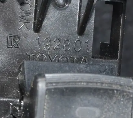 Lexus CT 200H Electric window control switch 192801