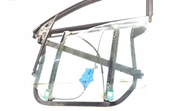 Volkswagen Touareg I Front door manual window regulator 7L0837461C