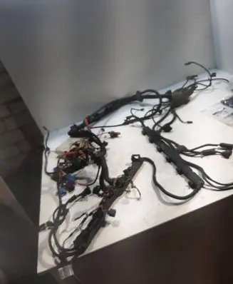 Engine installation wiring loom