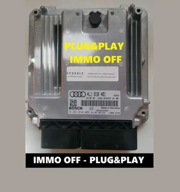 Audi Q7 4L Engine control unit/module 0281014409 4L0907401 4L1910401