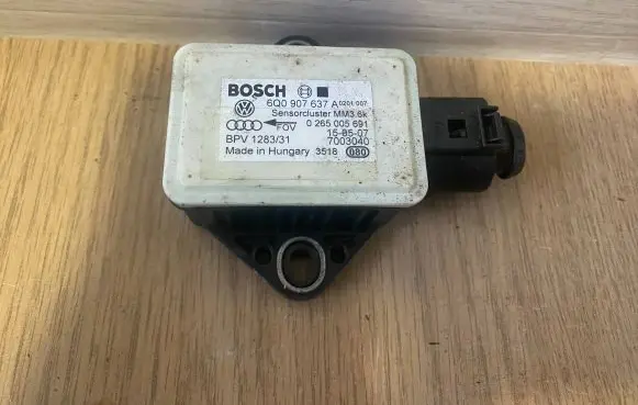 Audi A6 S6 C6 4F ESP acceleration yaw rate sensor 6Q0907637A 0265005691