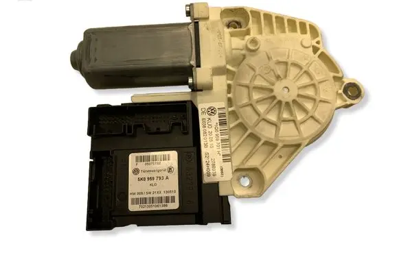 Volkswagen Scirocco Front door window regulator motor 5K0959793A