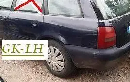 Audi A4 S4 B5 8D Rear door window glass AS2M216DOT25 UK110EF5RR20