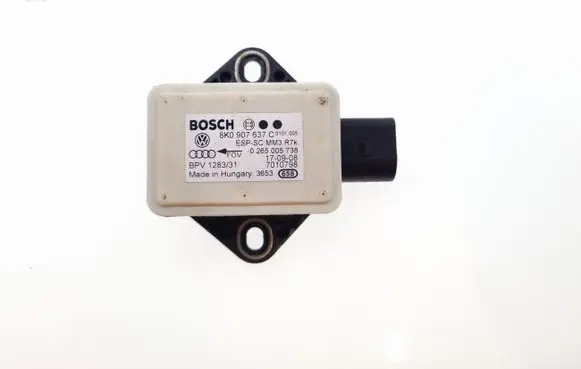 Audi A5 8T 8F ESP acceleration yaw rate sensor 8K0907637C 0265005738