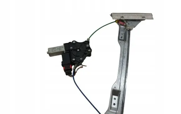 Opel Corsa D Front window lifting mechanism without motor 13298153LH