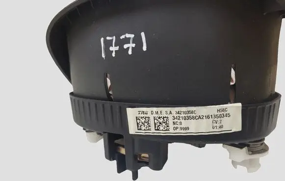 Opel Astra K Steering wheel airbag 34210358C