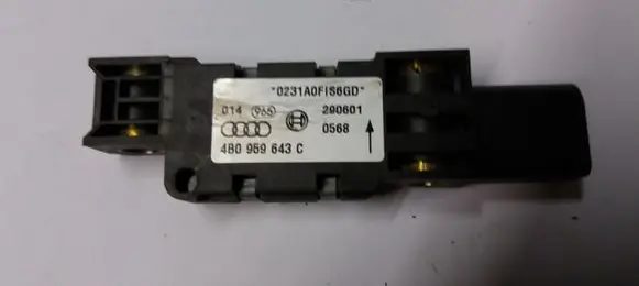 Audi A6 S6 C6 4F Airbag deployment crash/impact sensor 0231A0FIS6GD
