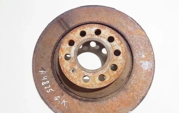 Audi A6 S6 C6 4F Rear brake disc neventiliuojamas