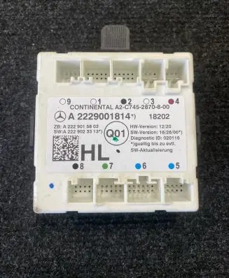 Mercedes-Benz GLC X253 C253 Door control unit/module A2229001814