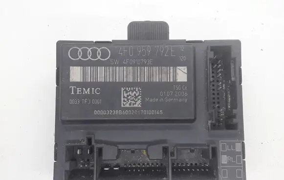Audi A6 S6 C6 4F Door control unit/module 4F0959792E 4F0910793E 0033TFJ0001