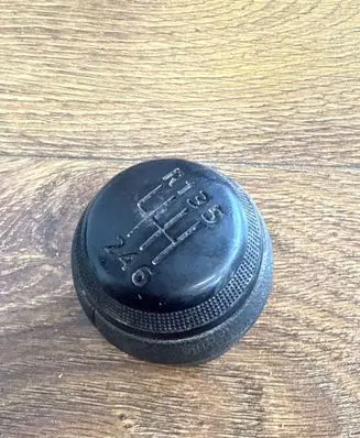 Gear lever shifter trim leather/knob