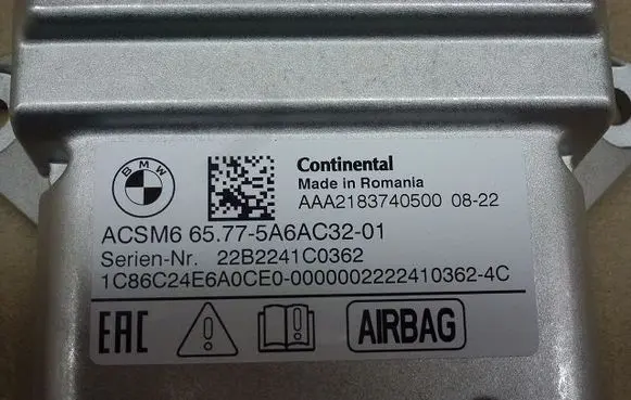 Airbag control unit/module