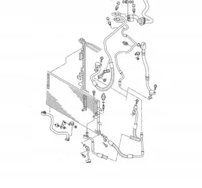 Audi Q5 SQ5 FY Air conditioning (A/C) pipe/hose KLIMATYZACJA2412