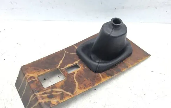 Gear lever shifter trim leather/knob