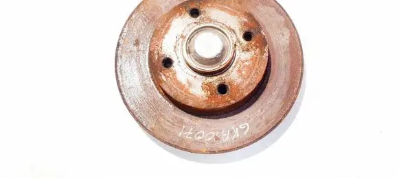 Peugeot 307 Rear brake disc neventiliuojamas